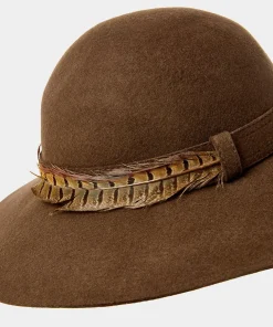 Joe Browns Alexis Feather Trim Hat-Women Accessories & Jewellery