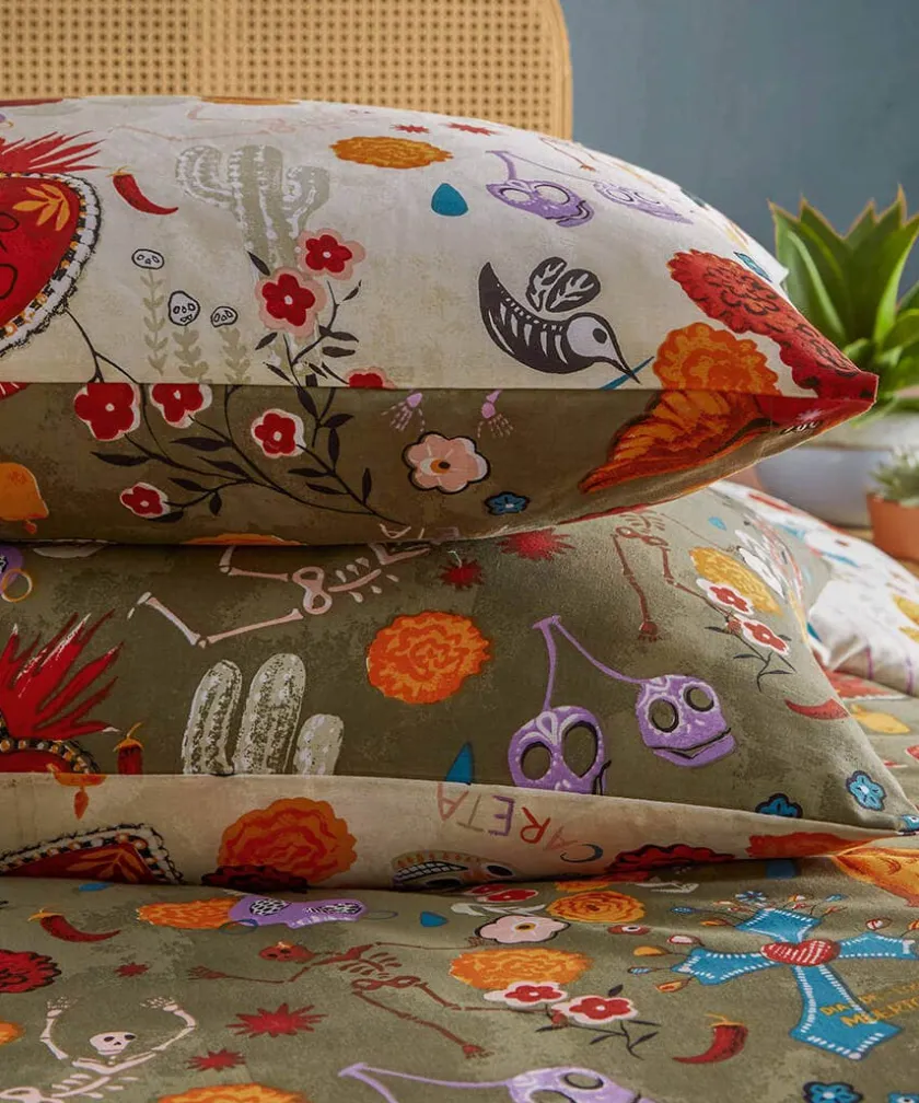 Joe Browns Ancient Whispers Reversible Duvet Set- Nature Décor|Bedding