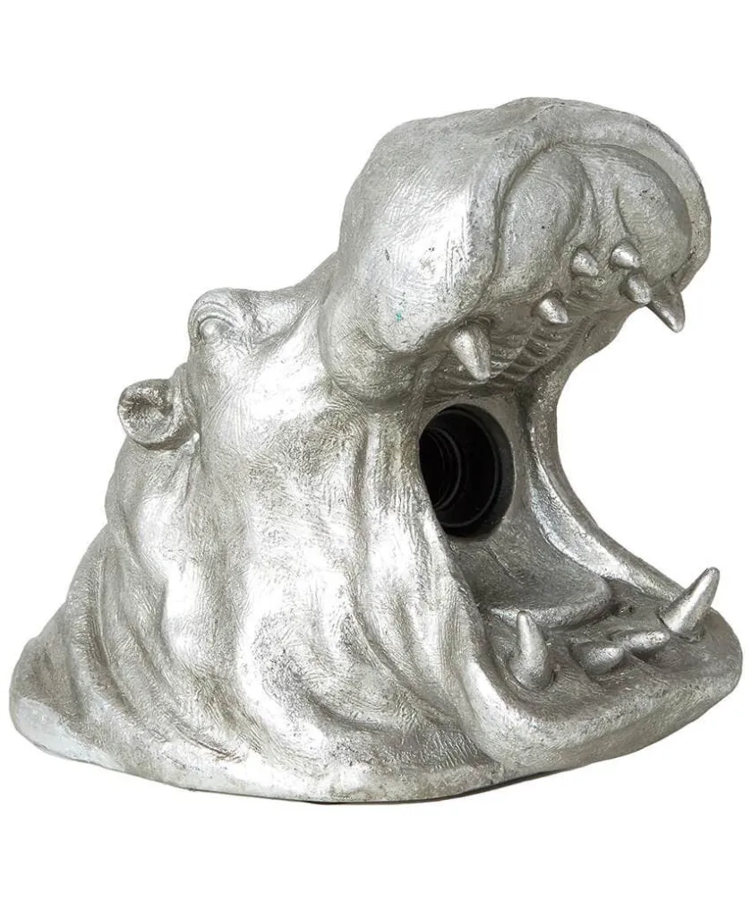 Joe Browns Antique Roaring Hippo Table Lamp- Lighting & Lamps|Animal Décor