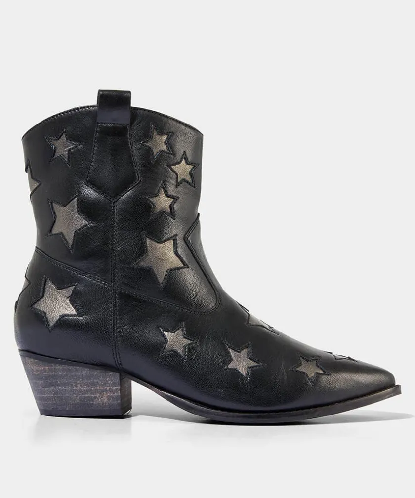 Joe Browns Astraea Leather Western Boots-Women Ankle Boots|Heels