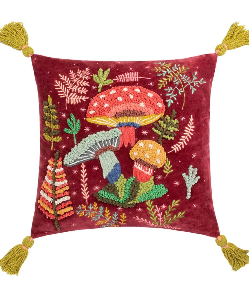 Joe Browns Autumnal Toadstool Tapestry Cushion- Cushions & Throws|Nature Décor