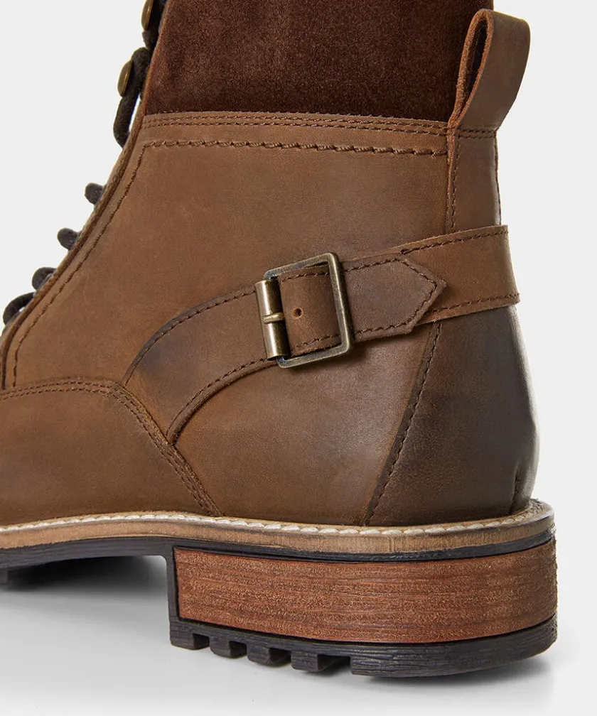 Joe Browns Aviator Borg Lined Oiled Boots- Boots|Shoes, Boots & Trainers