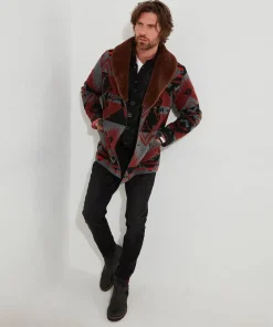 Joe Browns Aztec Fur Collar Coat- Coats & Jackets