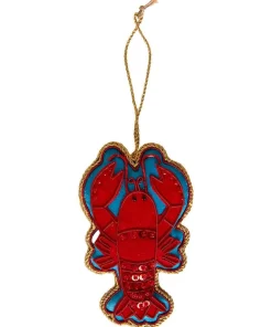 Joe Browns Beautifully Embroide Lobster Christmas Ornament- Home Accessories|Christmas Homeware