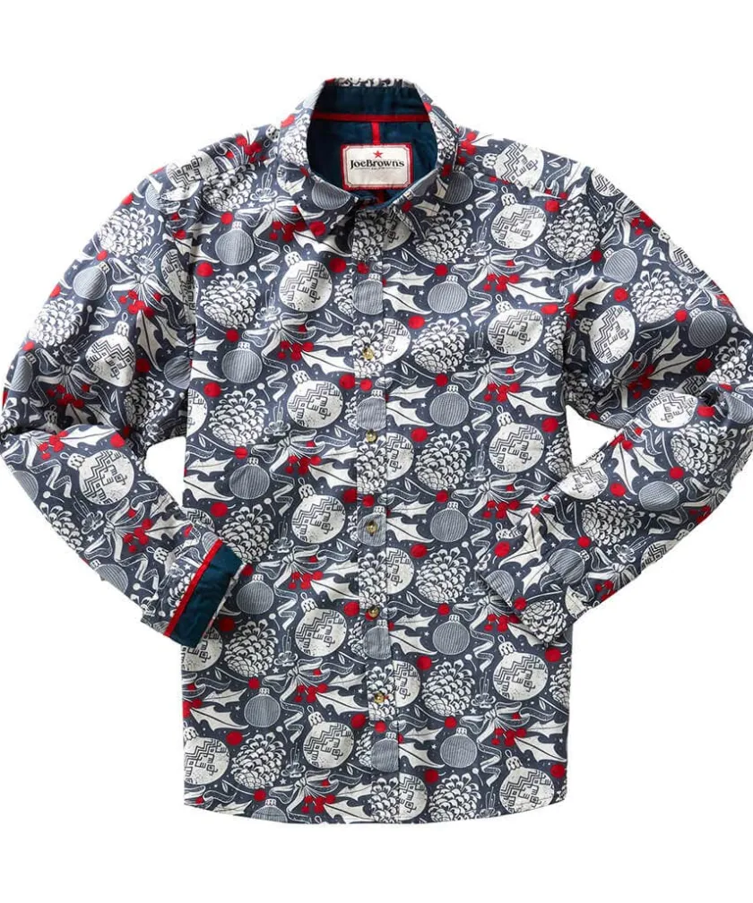 Joe Browns Best Baubles In Town Shirt- Men's Clothing|Shirts