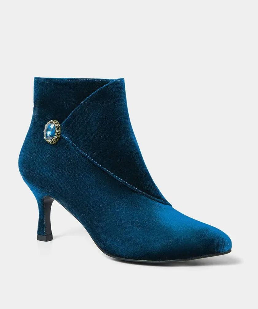 Joe Browns Beyond Glamour Jewel Trim Boots-Women Matching Shoes & Bags|Ankle Boots