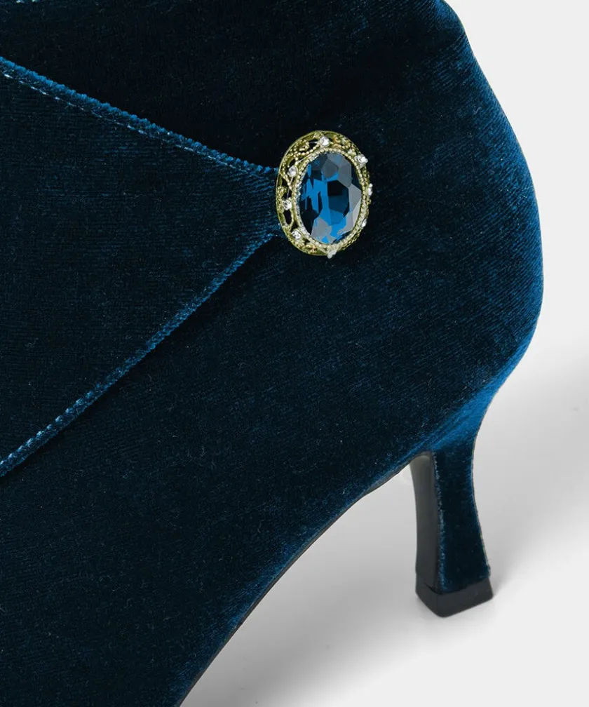 Joe Browns Beyond Glamour Jewel Trim Boots-Women Matching Shoes & Bags|Ankle Boots