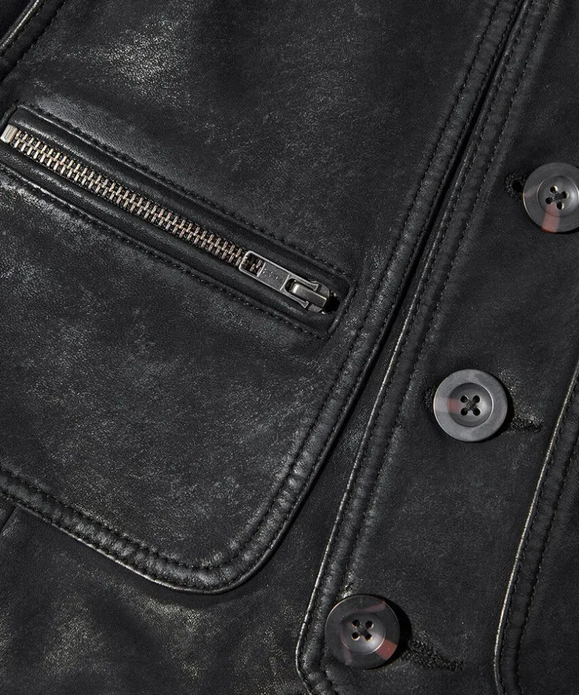 Joe Browns Leather Waistcoat- Waistcoats|Leather Jackets