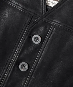 Joe Browns Leather Waistcoat- Waistcoats|Leather Jackets