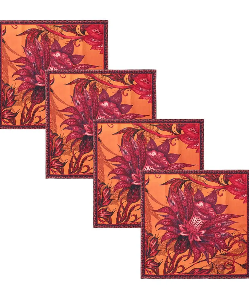 Joe Browns Bohemian Bloom Cotton Napkins- Kitchenware & Dining|Floral Décor