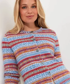 Joe Browns Bonnie Fairisle Cardigan-Women Knitwear & Cardigans