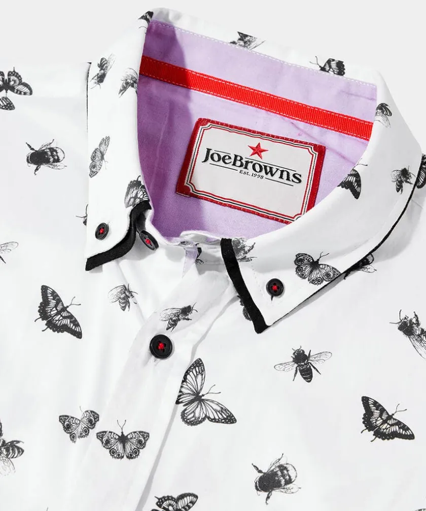 Joe Browns Butterfly And Bee Shirt- Men's Clothing|Tailoring