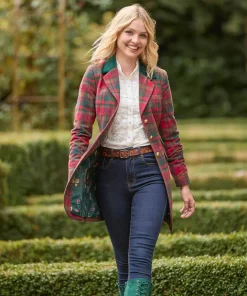 Joe Browns Camilla Checked Longline Coat-Women Blazers|Coats & Jackets