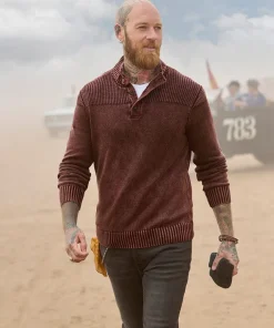 Joe Browns Carefree Washed Funnel Knit- Hoodies & Sweatshirts|Knitwear