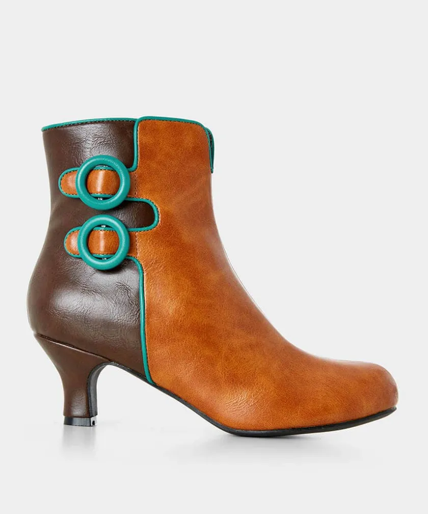 Joe Browns Carnaby Buckle Trim Boots-Women Ankle Boots|Heels