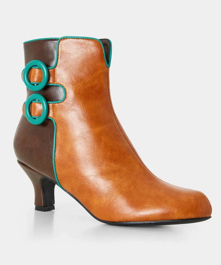 Joe Browns Carnaby Buckle Trim Boots-Women Ankle Boots|Heels