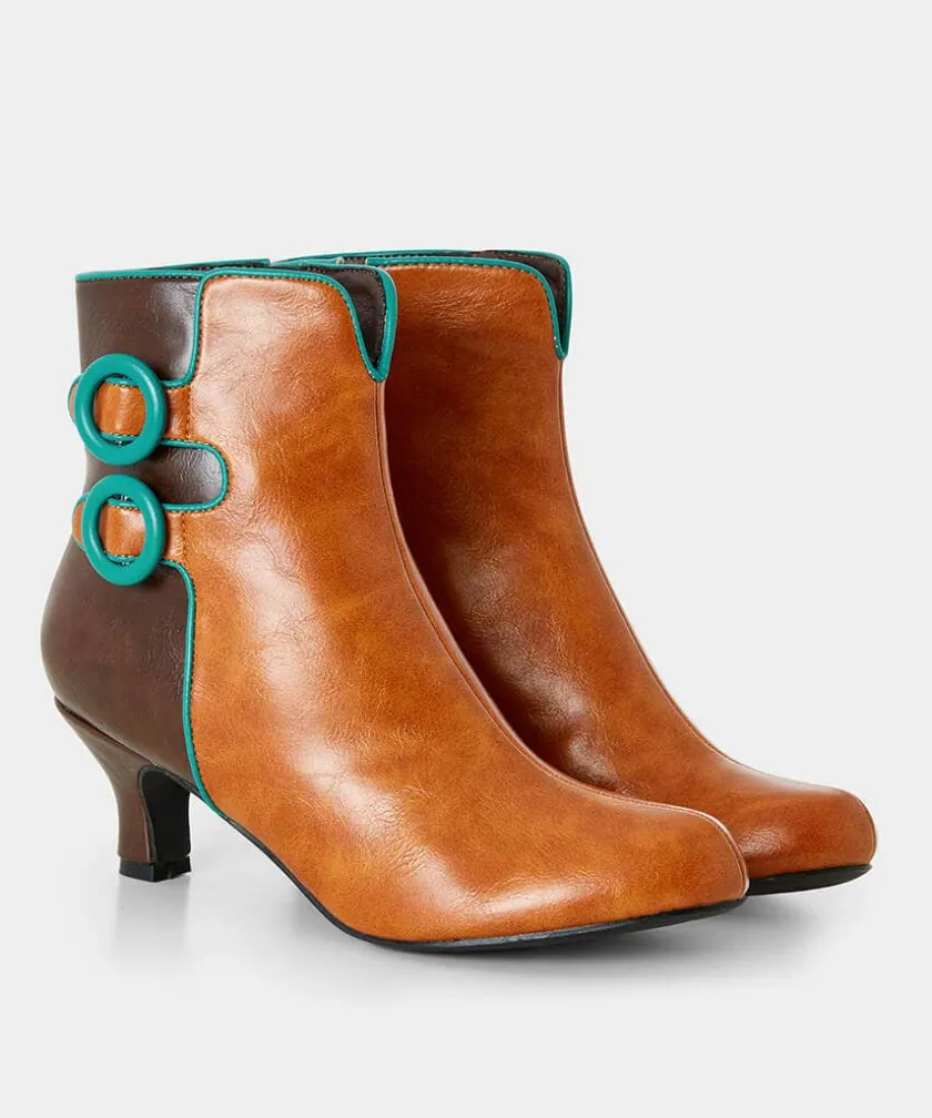 Joe Browns Carnaby Buckle Trim Boots-Women Ankle Boots|Heels