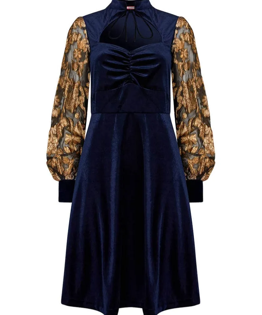 Joe Browns Celeste Stretch Velvet Dress-Women Women's Clothing|Dresses