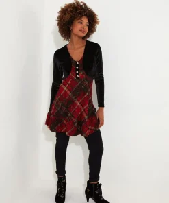 Joe Browns Charming Check Tunic-Women Tops, Tunics & Blouses|Dresses