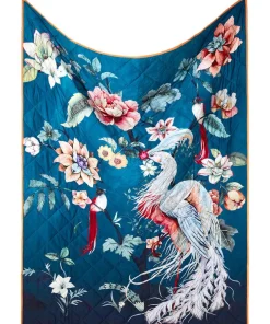 Joe Browns Cherished Chinoiserie Reversible Bedspread- Animal Décor|Cushions & Throws