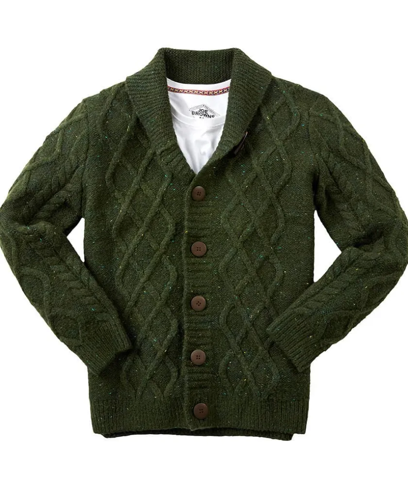 Joe Browns Cool In Cable Cardigan- Knitwear|Gifts