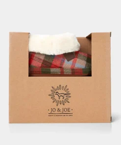 Joe Browns Cosy Check Slipper Bootees-Women Gifts|Accessories & Jewellery