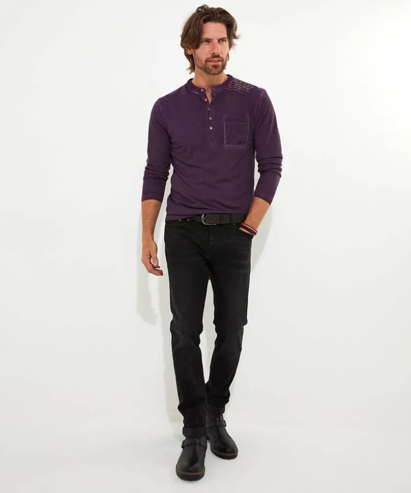 Joe Browns Customised Character Henley- Layering Essentials|T-Shirts & Tops