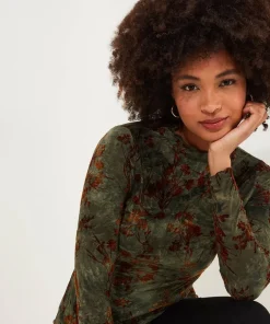 Joe Browns Danielle Flocked Top-Women Tops, Tunics & Blouses