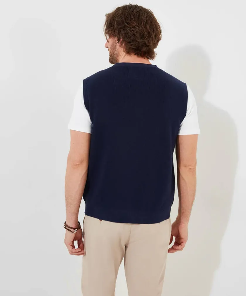 Joe Browns Dapper Knitted Waistcoat- Knitwear|Gifts