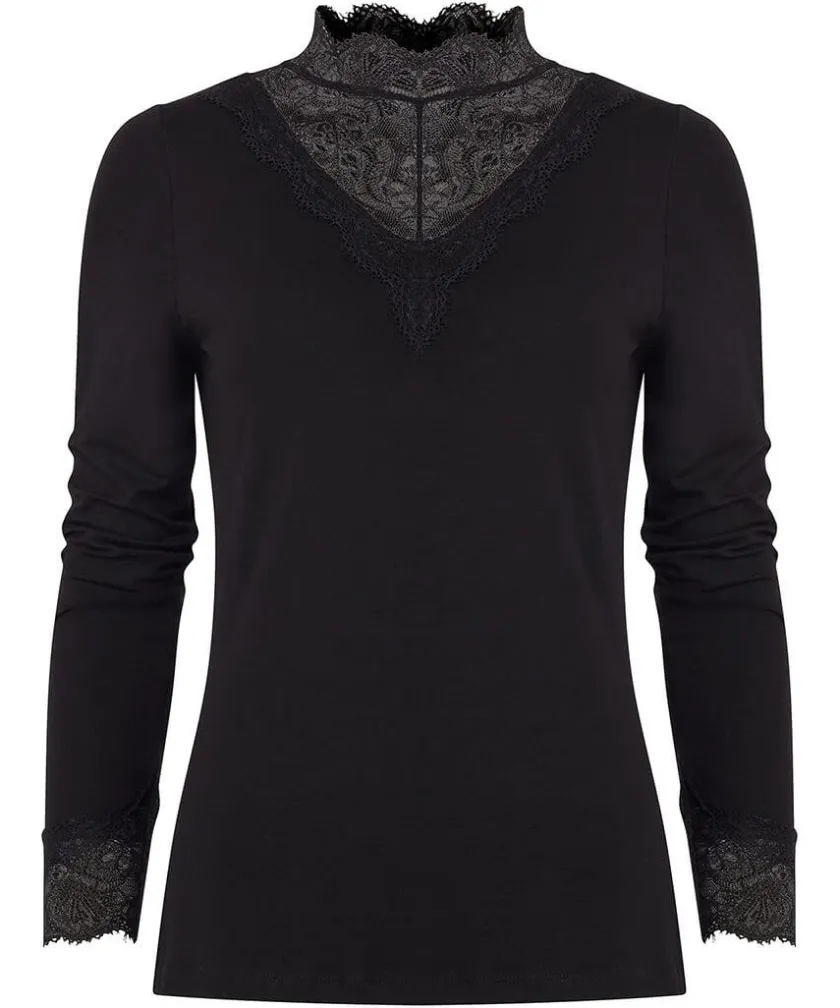 Joe Browns Darcie Lace High Neck Top-Women Tops, Tunics & Blouses