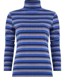 Joe Browns Darcie Striped Roll Neck Top-Women Tops, Tunics & Blouses