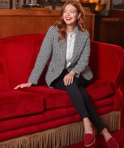 Joe Browns Daring Dogstooth Jacket-Women Blazers|Coats & Jackets