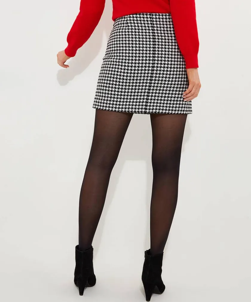 Joe Browns Daring Dogstooth Skirt-Women Skirts
