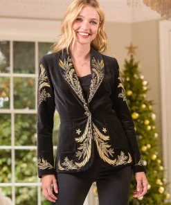 Joe Browns Decadent Drama Embroidered Boutique Jacket-Women Women's Clothing|Boutique Collection