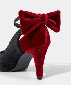 Joe Browns Divine Diva Velvet Bow Shoes-Women Heels|Shoes