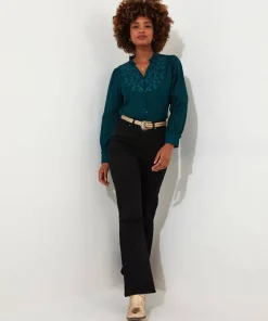 Joe Browns Elegantly Embroidered Blouse-Women Tops, Tunics & Blouses