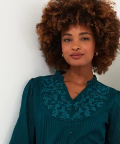 Joe Browns Elegantly Embroidered Blouse-Women Tops, Tunics & Blouses