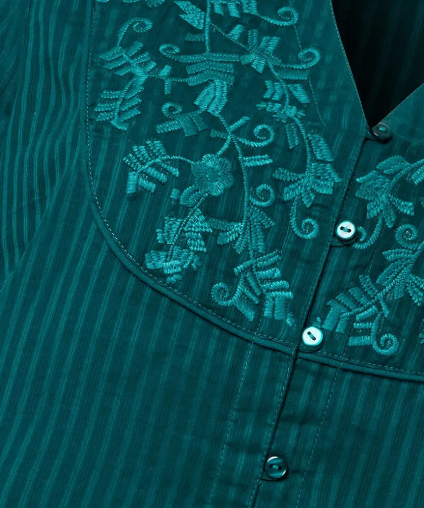 Joe Browns Elegantly Embroidered Blouse-Women Tops, Tunics & Blouses