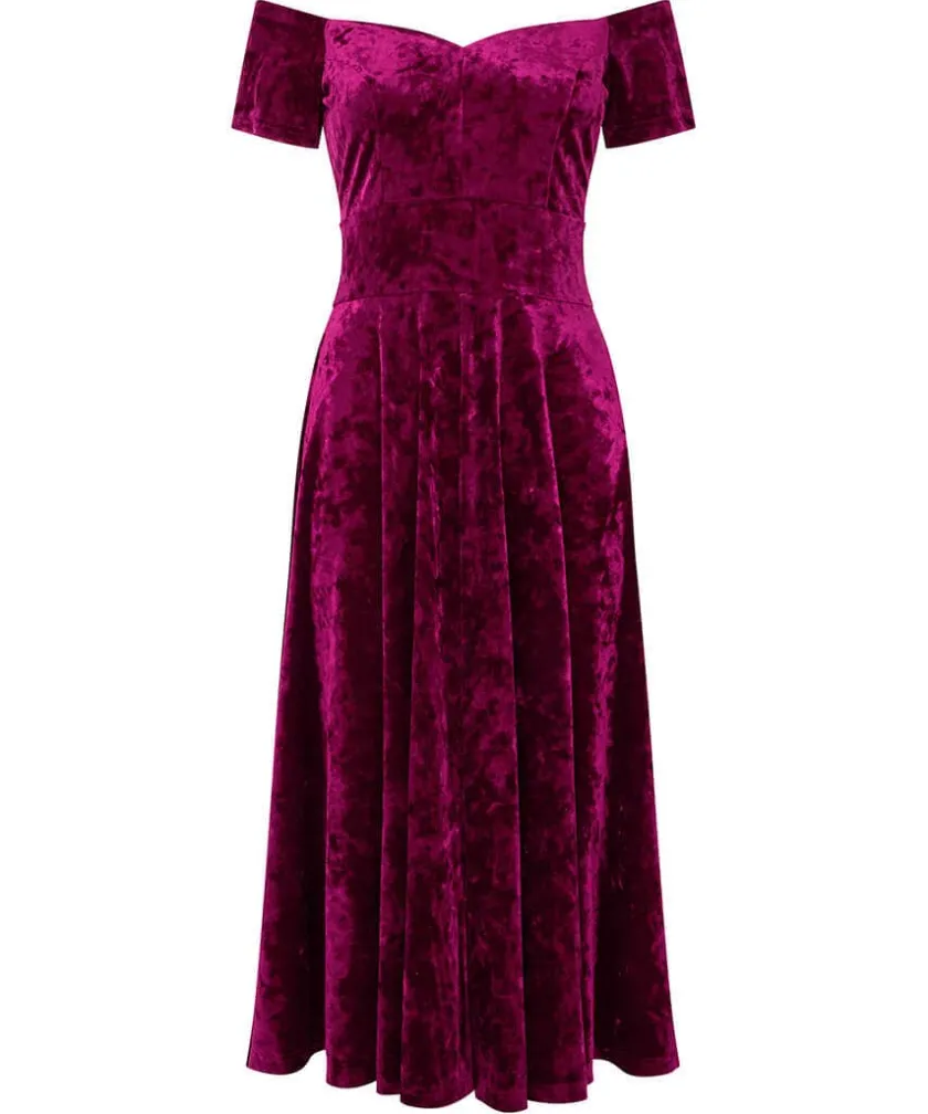 Joe Browns Ellie Vintage Velour Dress-Women Women's Clothing|Dresses