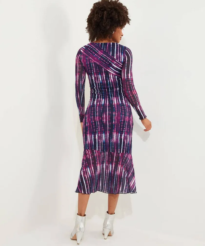 Joe Browns Elsa Printed Mesh Dress-Women Dresses