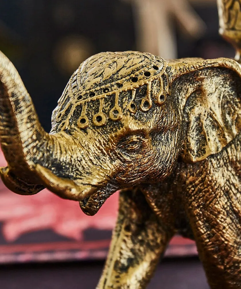 Joe Browns Enchanting Elephant Candle Holder- Home Accessories|Animal Décor