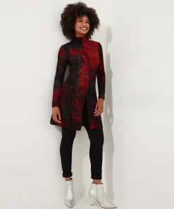 Joe Browns Evelyn Burn Out Jersey Tunic-Women Tops, Tunics & Blouses
