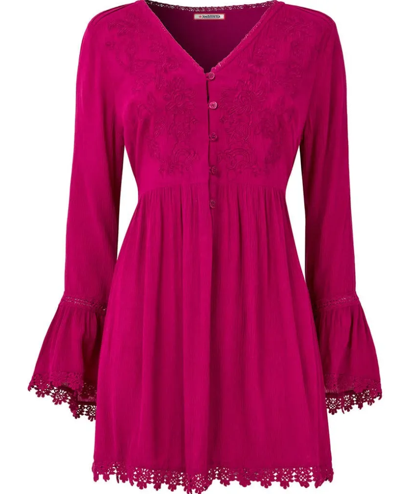 Joe Browns Ever So Pretty Embroidered Tunic Top-Women Tops, Tunics & Blouses