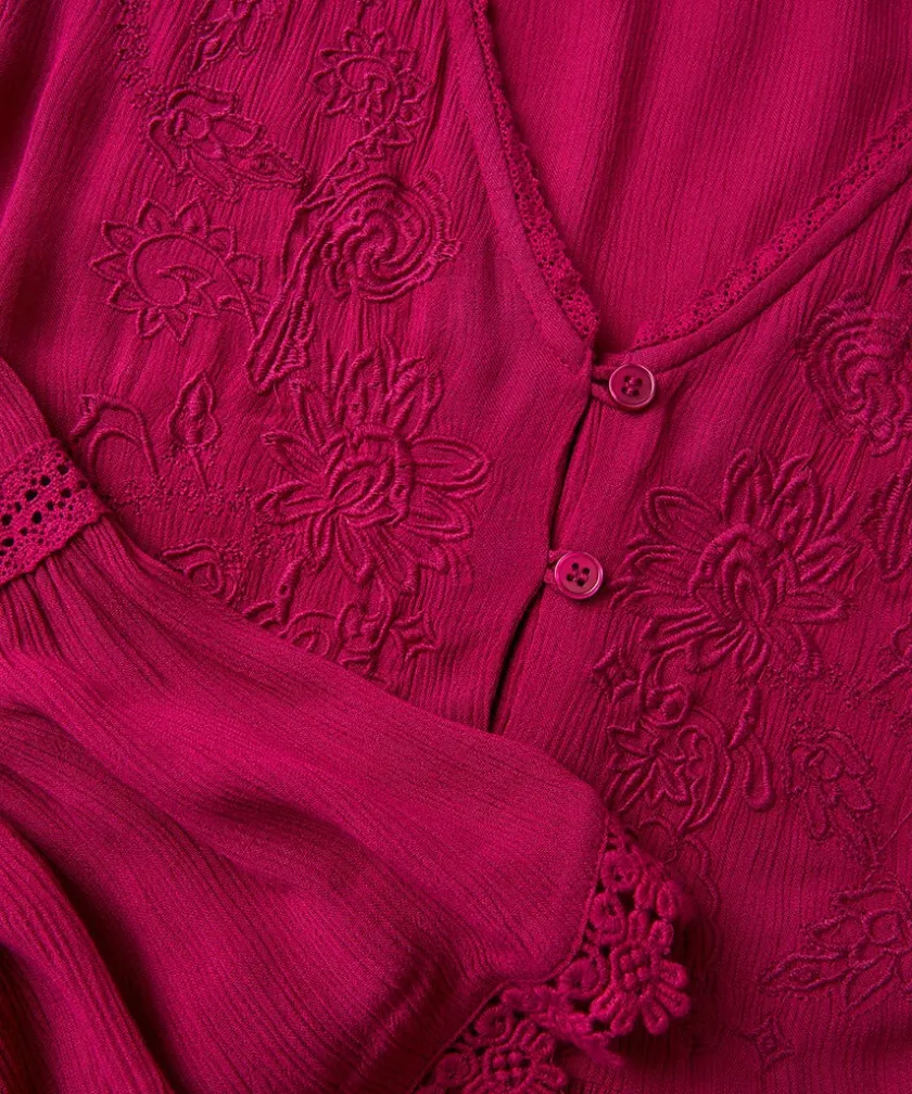 Joe Browns Ever So Pretty Embroidered Tunic Top-Women Tops, Tunics & Blouses