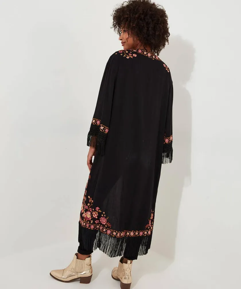 Joe Browns Exquisite Embroidered Kimono-Women Tops, Tunics & Blouses