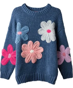 Joe Browns Fabulous Floral Applique Jumper-Women Gifts|Knitwear & Cardigans
