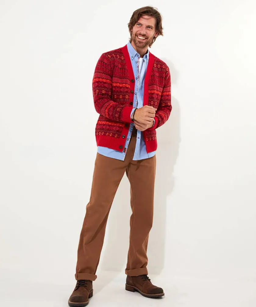 Joe Browns Fairisle Knit Cardigan- Men's Clothing|Layering Essentials
