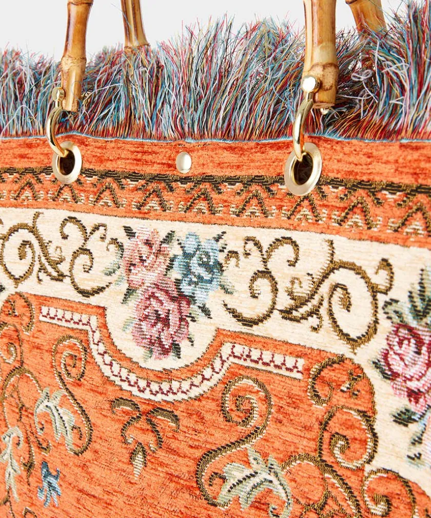 Joe Browns Fascinating Bamboo Carpet Bag-Women Matching Shoes & Bags|Gifts