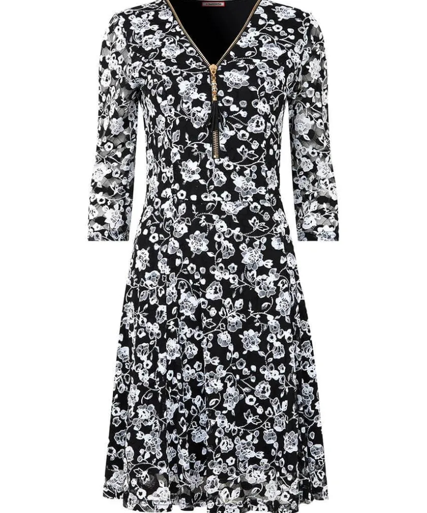 Joe Browns Favourite Zip Lace Dress-Women Petite Collection|Dresses
