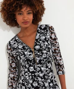 Joe Browns Favourite Zip Lace Dress-Women Petite Collection|Dresses